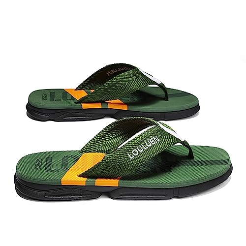 Men's Color Block Summer Flip Flops | Outdoor Leisure Beach Shoes for Men | Men's Slip-on Slippers with Anti-slip Sole2