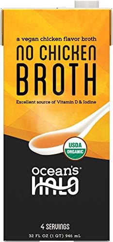 Ocean's Halo, 6-Pack Organic and Vegan No Chicken Broth, 32 Fl Oz image 4