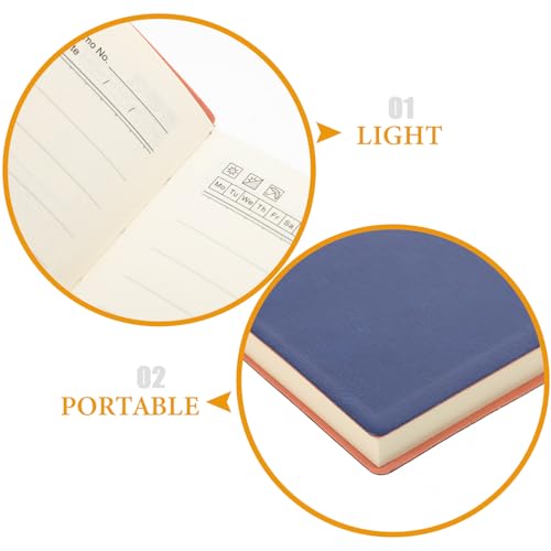 Carnet de notes mini cahiers lignés VILLCASE lot de 6 bloc-notes travail - 3