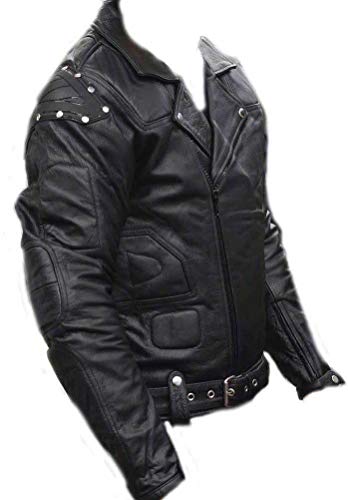 ノーブランド 本革マッドマックスライダースジャケット XXL