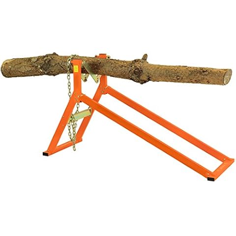 Forest Master Heavy Duty Ultimate Saw Horse Log Holder for Chainsaw Cover