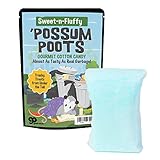 Possum Poots Cotton Candy - Funny Gag Gift for Men and Women - Weird Stocking Stuffers, Jokes for Gift Baskets, Blue, Gluten Free, Made in USA