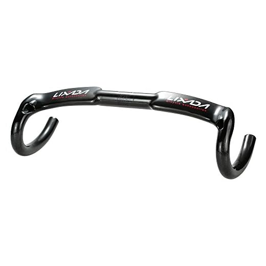 Lixada Manillar para Bicicletas MTB Manillar Descenso de Fibra de Carbon Ultraligero Accesorios para Bicicletas 31.8mm