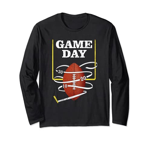 Game Day Football Sports Long Sleeve T-Shirt