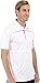 adidas Golf Men's Puremotion Digital Print Polo Shirt, White/Hi-Res Red, X-Large