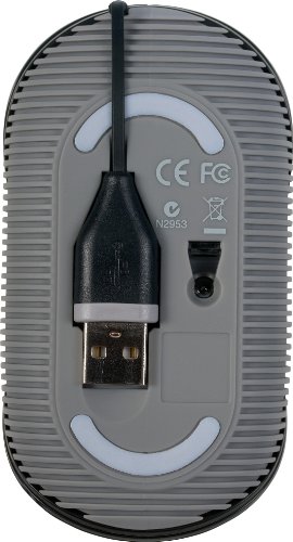 ターガス Targus Amu76Ap Usb Full Size Optical Mouse With Retractable Cable, Black/Gray #TOP1