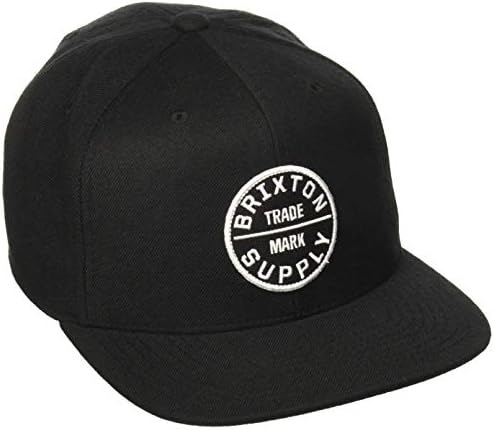Brixton Men's Oath III Medium Profile Adjustable Snapback Hat, black, One Size