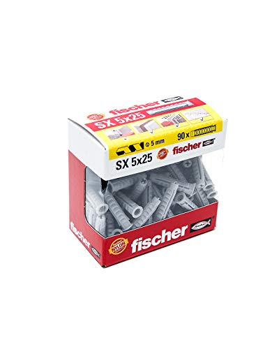 Preisvergleich Produktbild Fischer 768BSX5B SX-Dübel, 5 x 25, 80 Stück