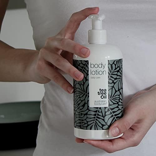 Australian Bodycare Body Lotion for Women & Men 500 ml | Tea Tree Oil Body Lotion against Dry Skin | Daily care Relieve pimples, Ringworm, Fungus, Jock Itch, Acne, Body Odor & smelly feet