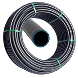 Kolor Neu 3-Lagig PE Rohr PN4, PN6, 4 Bar, 6 Bar Verlegerohr Wasserleitung 16mm 20mm 25mm 32mm Versorgungsleitung Bewässerung PE-Rohrleitung Druckrohr (DN 20 mm (4,0 bar PN4), 25 meter)