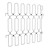 ZAICOLER Metal Retractable Dog Gate Heighten Foldable Space Saving Front Door Barrier Secure Management Entry Dog Door Barrier with Sturdy Iron Structure for Bedrooms Kitchens Rvs