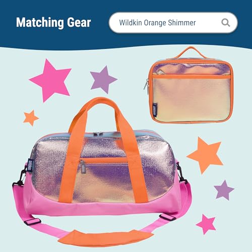 Wildkin 16-inch Kids Backpack – Durable, Padded & Spacious School Bag for Boys & Girls - Orange Shimmer by Wildkin - Used condition - Image 7