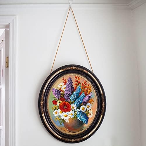 PLCatis Picture Rail Hooks Moulding Hanging Hooks 26PCS Metal Dado Rail Picture Hooks Sliver S Shaped Large Picture Rail Hangers for Hanging Picture Art Gallery Display Hold up to 10kg