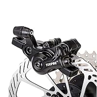 Mimoke Bremse für Fahrrad, Bremse vorne/hinten, aus Aluminiumlegierung, außen, Bremsscheibe, mechanisch, Caliper (vorne & hinten) – Ansicht 2