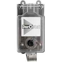DuroStat NEMA 4 Waterproof Mechanical Thermostat - 30F to 110F - Range Heavy Duty Heating & Cooling Controller for Greenhouses, Barns and Garages
