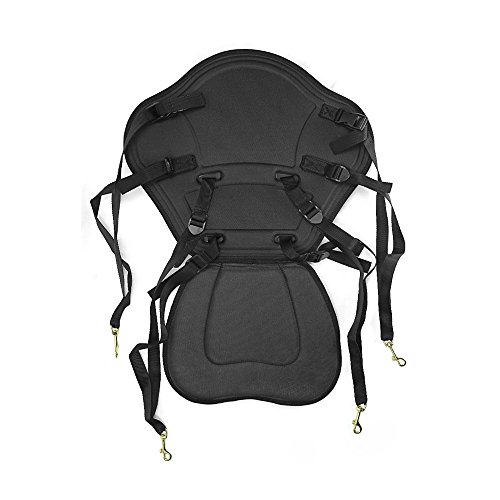 Seamander Kayak Seat Canoe Seat For Universal Sit (Black/Grey(2 Pack No Storage Bag)) #TOP3