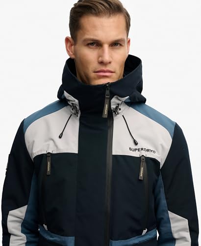 Coupe vent à capuche Superdry Colour Block - vue 4