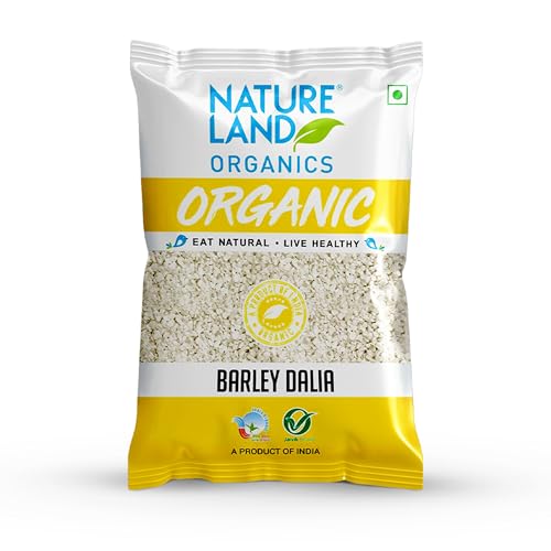 Image of Natureland Organics Barley Dalia 500 Gm - Organic Dalia