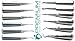 12 Pcs Dental Extraction Elevators Straight Curved Cogswell Cryer Spear Crane Apical Root Tip Pick Instruments