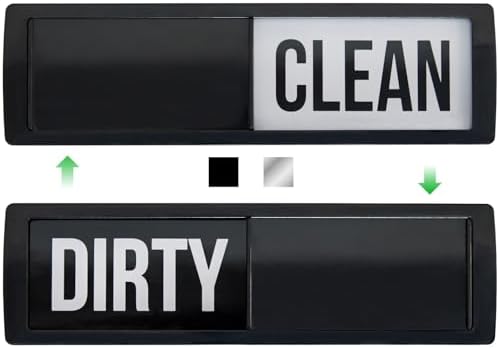 GORILLA GRIP Strong Dishwasher Magnet Clean Dirty Sign, Large Let...