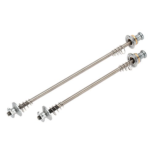 Espeto QR, Andoer Espetos de bicicleta ultraleves de 2 peças de liberação rápida Eixo de titânio esp