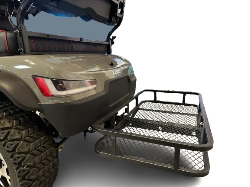 Kandi America Rear Cargo Carrier for 4PRO Kruiser Golf Cart & Cowboy e10K UTV, Electric Cart Rear Rack, Golf Cart Accessory, UTV Hitch-Mount Accessory, Rear Storage for Electric Carts - Thumbnail 5