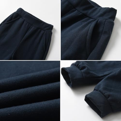 Yanmucy Ubranie dla małych dzieci i chłopców, 2 szt., bawełna, pled, chłopięce, bluzy, koszula, spodnie, zestaw dla małych chłopców, dres treningowy, na wiosnę i jesień, zestaw ubrań, niebieski