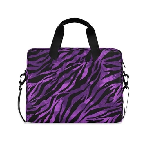 Maletín para laptop 15.6" con asa y correa violeta negro