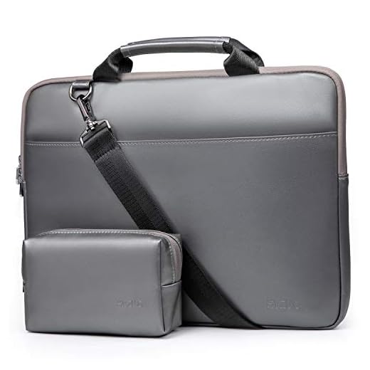 HYZUO 14-tums bärbar dator fodral handväska med axelrem kompatibel med Lenovo Flex 14/IdeaPad 3 14/HP Pavilion X360 14/HP Stream 14/Dell Inspiron 14/ASUS VivoBook Flip 14/ASUS ZenBook 14/Acer Spin 7