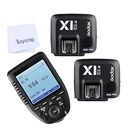 Up To 40% OFF Godox Xpro-N 2.4G X System TTL Wireless Trigger Transmitter with 2X X1R-N Controller Receiver for Nikon Camera,i-TTL Function,Compatible with SB900 SB800 SB5000 V860N Flash