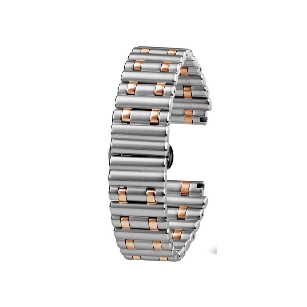 Bracelet montre acier inoxydable 24mm pour Breitling Chronomat B01 rose gold
