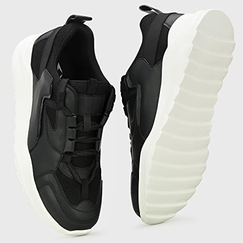 Image of Cruiser Mens Trainers Fashion Chunky Shoes| Lightweight Comfy Breathable Gym Sneakers | Walk Tall in Comfort - Block Heels for Day to Night |Comfortable Sports Footwear Casual (Dexter)