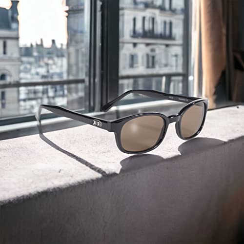 Lunettes de soleil pour casque moto KD's monture noire taille XL - 2
