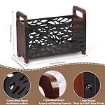 QILICHZ Magazine Holder,Wood Magazine Rack,Rustic Magazine File Holder,Magazine Storage Basket,Magazine Rack Floor,Farmhouse Magazine Organizer for Magazines,Books,Newspapers - Image 5