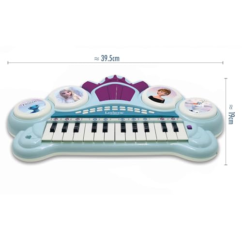 Lexibook, Frozen, Electronic Keyboard with seat, Microphone, MP3 Player, Sound Effects, Demo Tunes, Blue/Purple, K707FZ by LEXiBOOK - Image 4