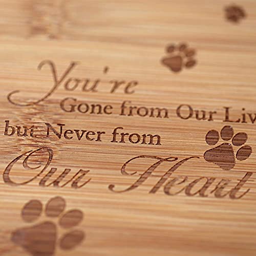 ENBOVE Cremation Urns for Ashes,Burly Wood Keepsake Urns for Dogs Ashes,Pet Memorial Keepsake Urns,Wood Urn,Photo Box Pet Cremation Urn