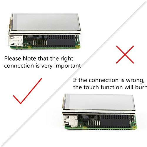 For Raspberry Pi 3 B+ 3.5 inch Touch Screen with Case, 320x480 Pixel Monitor TFT LCD Display [Support Raspbian, Ubuntu, Kali, RetroPie System] (multi-system 3.5 screen)