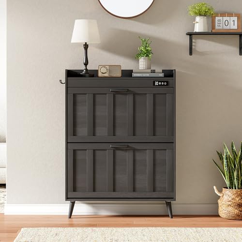 ChooChoo Shoe Storage Cabinet with 2 Flip Drawers and Deodorizer by ChooChoo - Used condition - Image 9