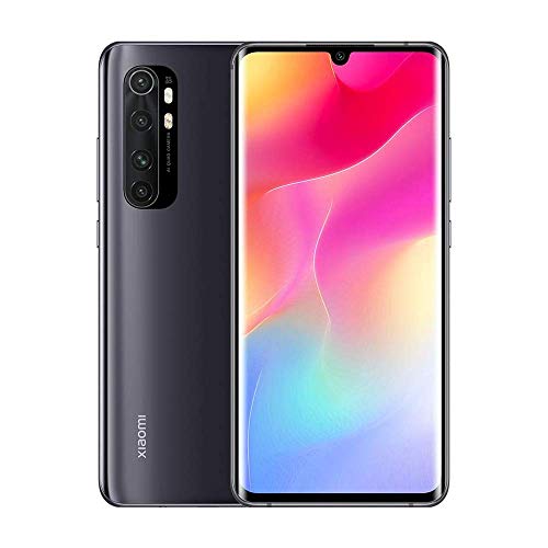 Xiaomi Mi Note 10 Lite Smartphone - 6.47″ 3D Curved AMOLED Display RAM 6GB ROM 64GB AI Quad Caméra 5260 mAh Noir [Version Globale] Midnight Black (Reconditionné)