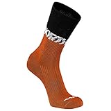 Northwave Edge Socken Black/Siena Orange 21 XS