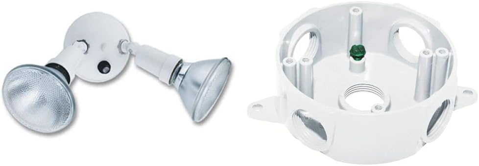 Lithonia LightingLithonia Lighting OFTH 300PR 120 P WH-M12 Adjustable Twin PAR Holder, White & Sigma Engineered Solutions, White Sigma Electric 143854WH 1/2-Inch