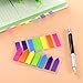 ExcelFu 2380 Pieces Flag Tabs Colored Page Markers Sticky Index Tabs Neon Note Tabs Page Flags, 17 Sets 7 Colors