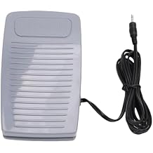 NOENNULL Sewing Machine Foot Control Pedal Fit for Pfaff Multifunctional Foot Pedal Power Cord Replacement Single Hole Speed Controller Plastic C-9002