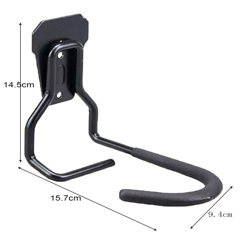 Maclean MC-433 Vertical Wall Bike Mount, Wall-mounted Bike Holder, Maximum Load 20kg - Image 2
