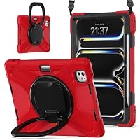 Custodia Antiurto Pesante Per IPad 5&ordf;-10&ordf; Gen, Pro 11, Air, Mini - Con Tracolla