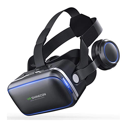 VR SHINECON Original 6.0 VR fone de Ouvido Versão Realidade Virtual Óculos Estéreo Fones De Ouvido Ó