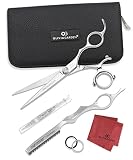 Olivia Garden SwivelCut Professional Hairdressing Shears Intro Case - With The Edge Razor - 6 Items (6.5')