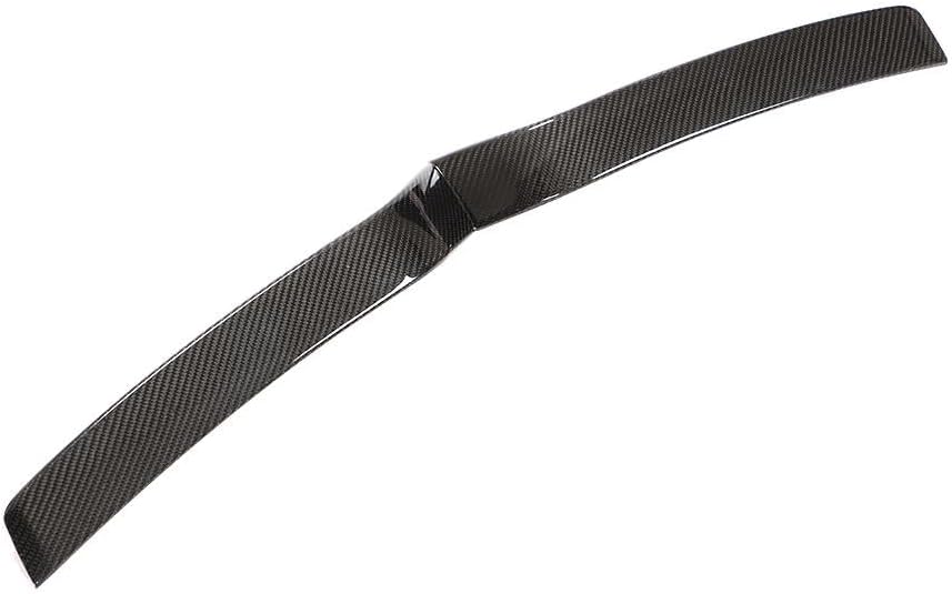 Carbon fiber Front Hood Billet Racing Grille Cover Trim Fits for Tesla Model S 2016-2021 Front Center Bumper Kidney Grill Cover Trim Body Kit
