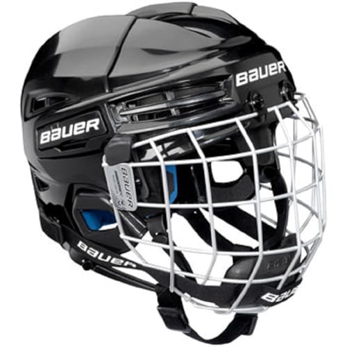 Bauer Kinder Helm mit Schutzgitter für Eishockey PRODIGY-Serie, weiß, one Size, 1045723