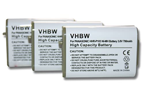 Vhbw 3x batteria compatibile con V-Tech I5808